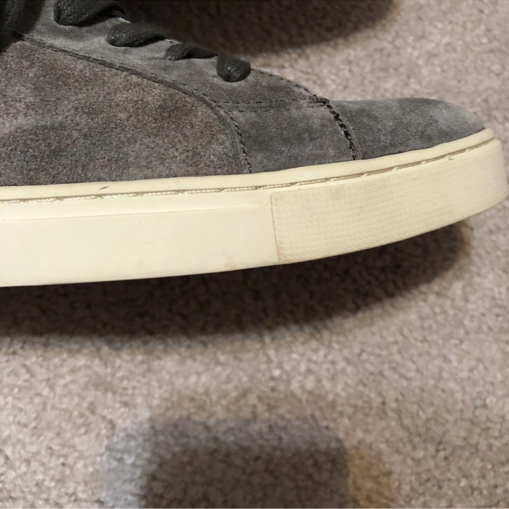 Frye Women's Ivy Low Lace Fashion Sneakers dark brown suede sz.10 - Picture 5 of 5